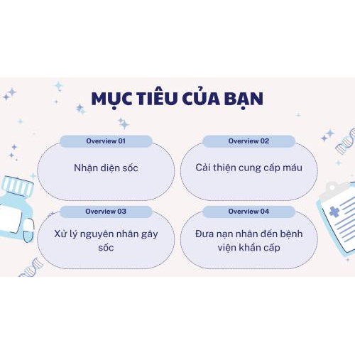 4. Mục tiêu của xử lý sốc